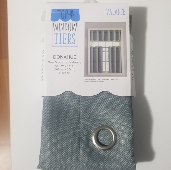 Grommet Valance for Small/Kitchen Window - Picture 3 of 5